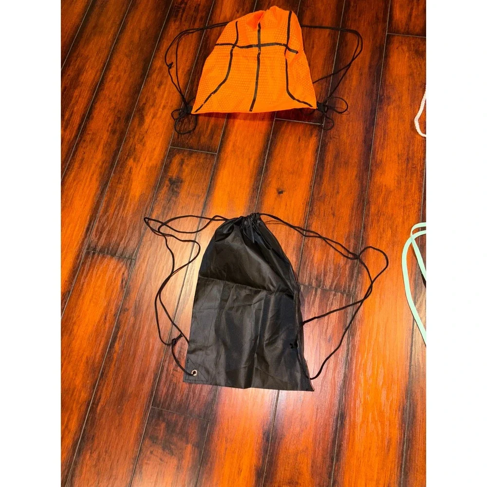Bundle 4 Athletic athleta Drawstring Backpacks Gym Bags Sport Mesh & Printed‎